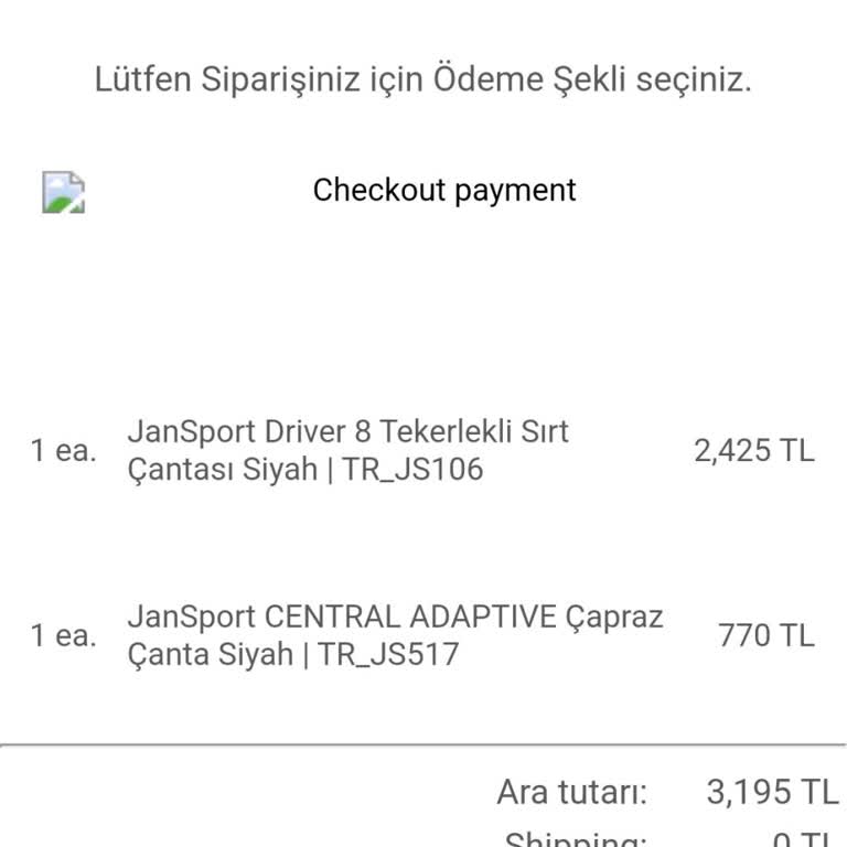 Jansportturkiye.shop İletişim Numaraları Yok