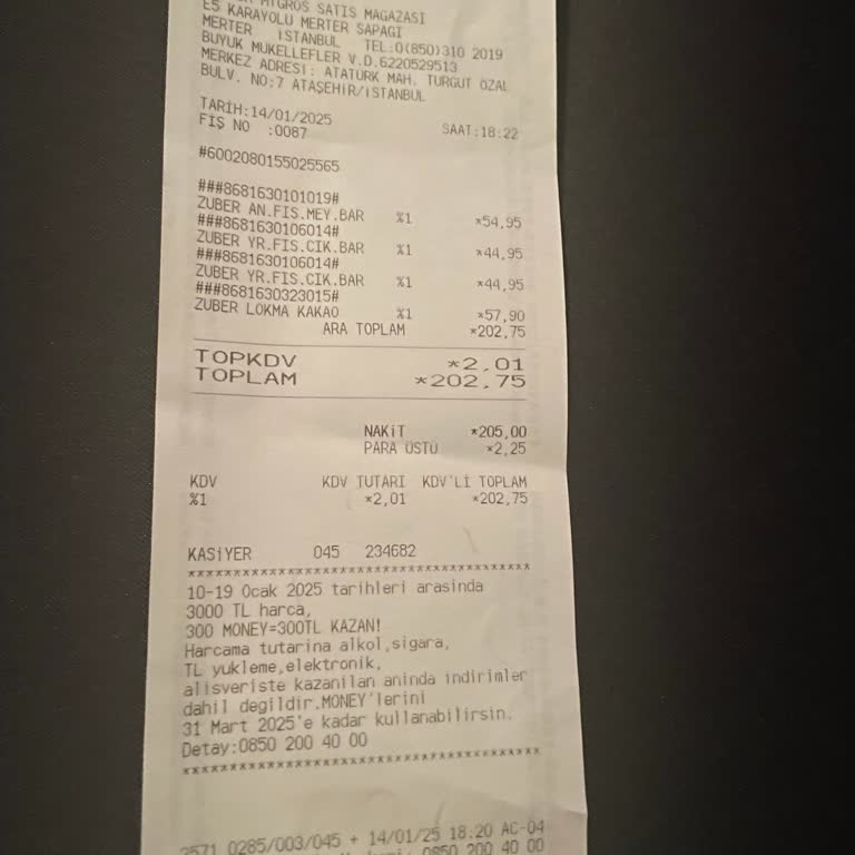 Kasiyerin Eksik Para Üstü Ve Zorla Poşet Verme Deneyimi