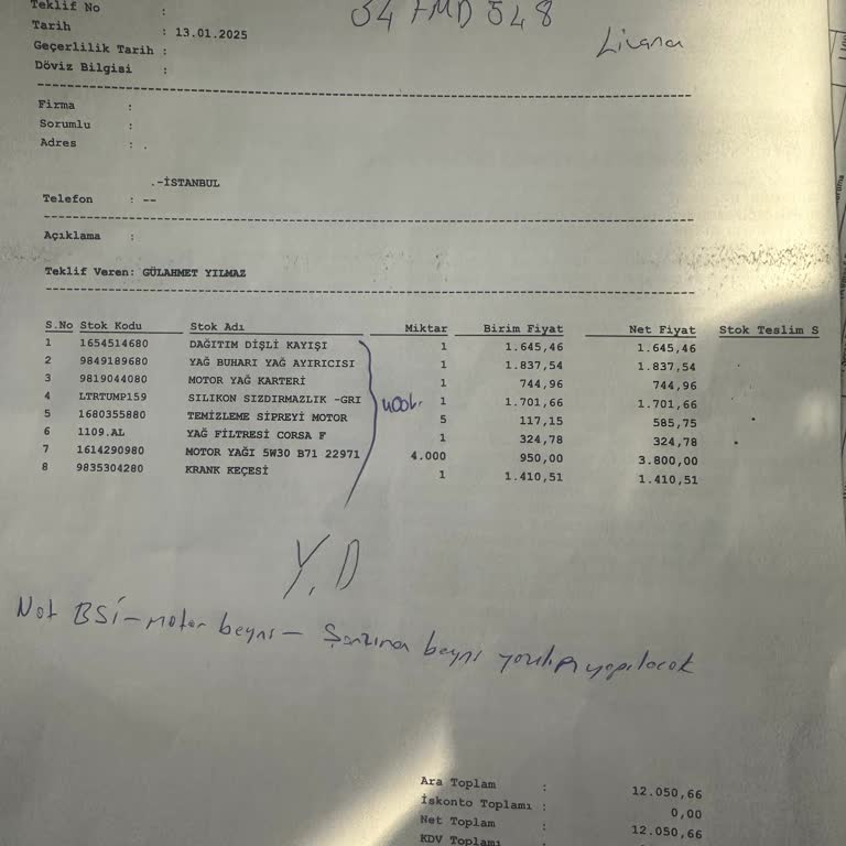 Opel Servisinde Garanti Dışı Kalan Araç Ve Mağduriyet