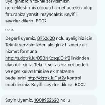 Teslim Edilen Ekipmanlar İçin Haksız Ücret Talebi