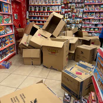 Mağazada Koliler Arasında Kayıp: Oyuncak Alışverişi Kabusa Döndü