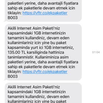 Gece Yarısı Gelen Haksız İnternet Aşım Ücretleri