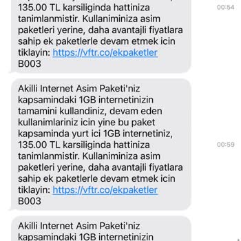 Gece Yarısı Gelen Haksız İnternet Aşım Ücretleri