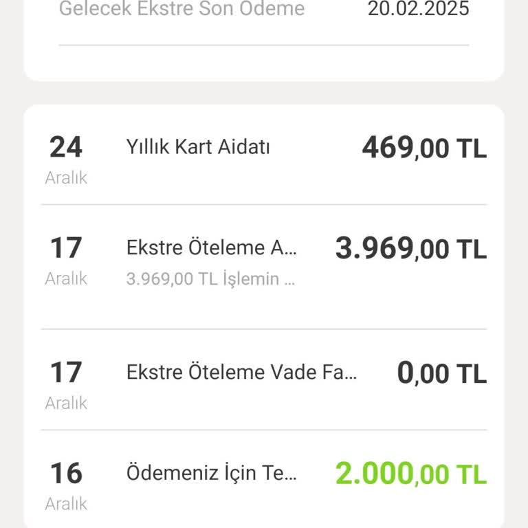 VakıfBank Kart Aidatı İadesi Talebi
