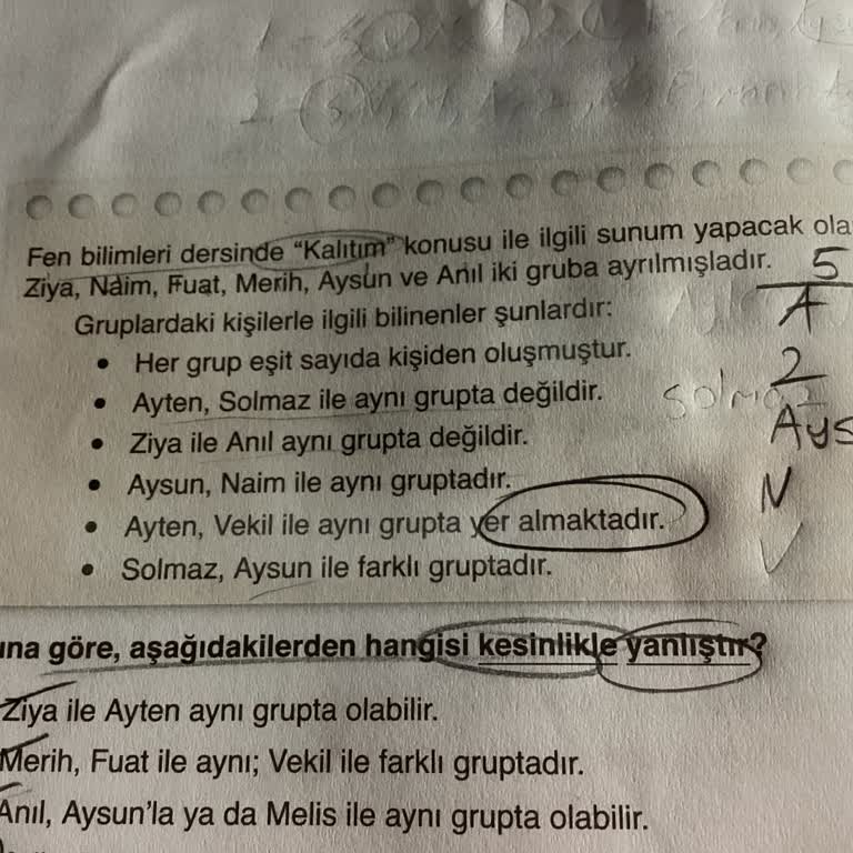 Paragraf Soru Bankasında Çelişkili Çözüm Videosu