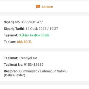 Trendyol GO'da Yanlış Sipariş Ve İptal Sorunu
