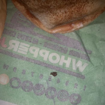 Burger King'den Gelen Buz Gibi Ve Kurtlu Whopper Şoku