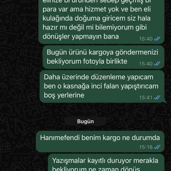 Siparişim Teslim Edilmedi Ve İade Yapılmadı