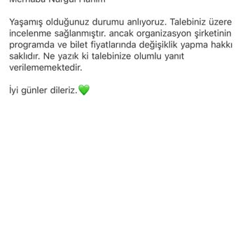 Bilet Fiyatındaki Ani İndirim Mağduriyeti