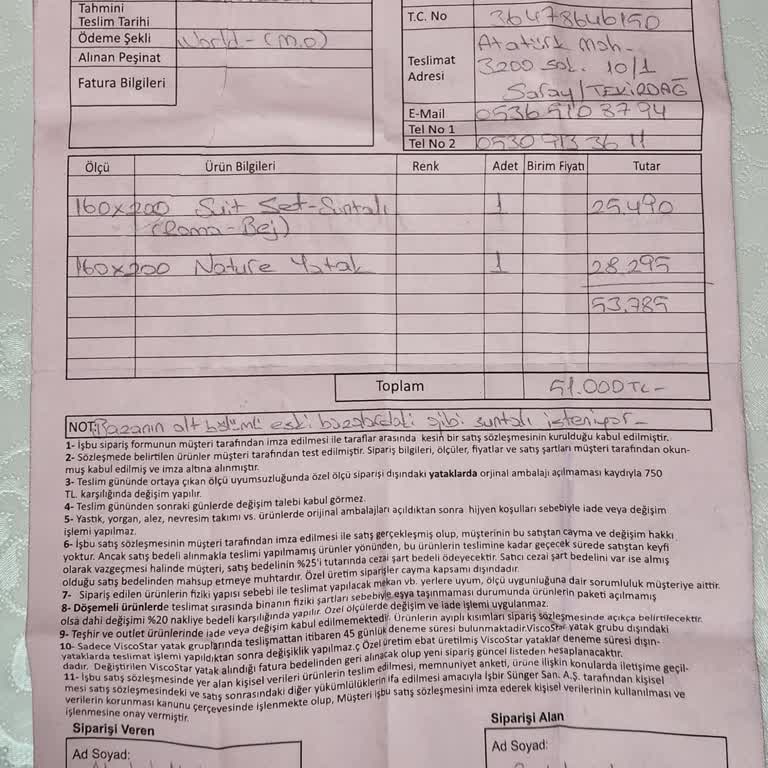 Yanlış Ürün Teslimatı Ve İletişim Eksikliği