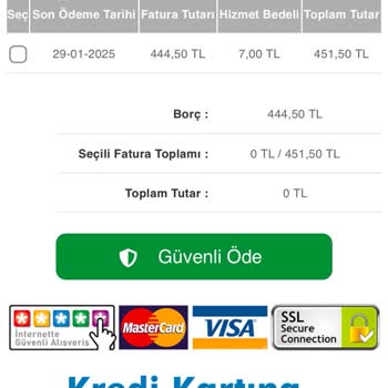 Fatura Ödemesinde Gizli Ücret Şoku