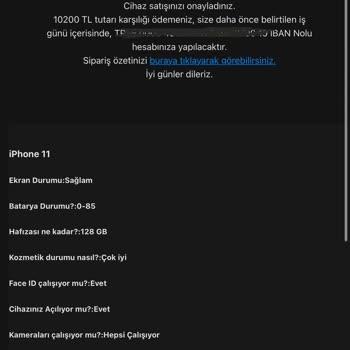 Ödeme Yapılmayan İphone Satışı Sonrası Güven Krizi