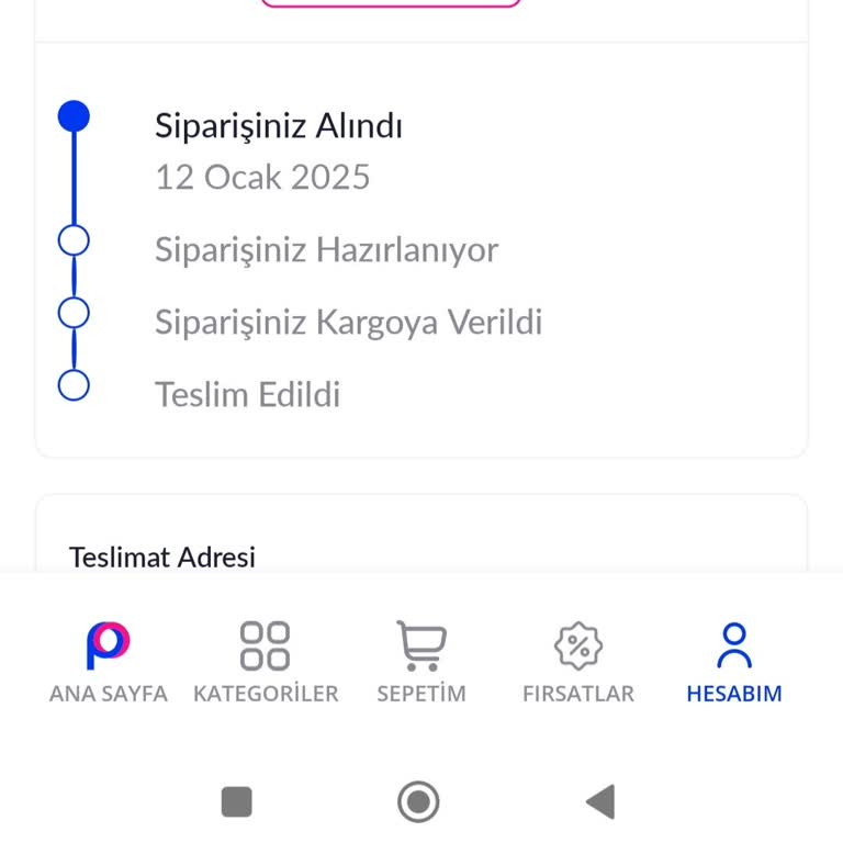 Pazarama'dan Alışveriş Pişmanlığı