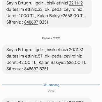 Yağmurda Kilitlediğim Bisiklet İçin Haksız Ücret Kesintisi