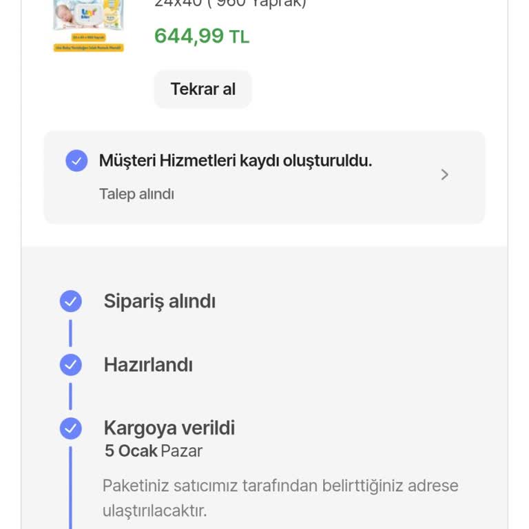 Ebebek'te İade Sorunu: Teslim Edilmeyen Kargolar
