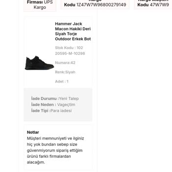 Sipariş Ve İade Sürecinde Yaşanan Sorunlar