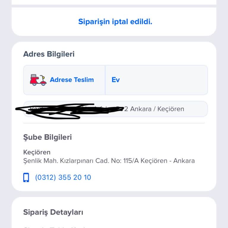 Sipariş İptali Sorunu Ve Müdürün Yetkisi