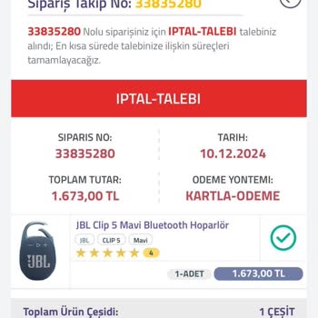 Exensmart.com | Exenmarket.com Geciken Ürün ve İade Sorunu