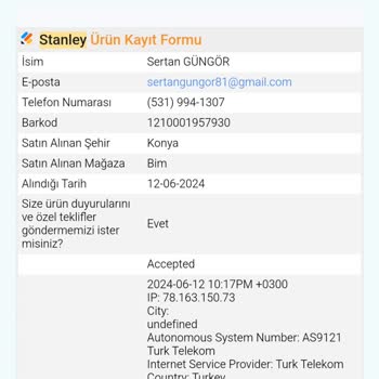 Stanley Termos Bardak Güvenlik Sorunu