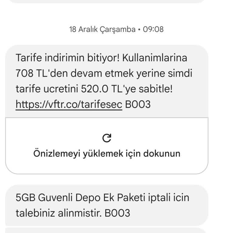 Yanlış Tarifeye Geçiş Ve Müşteri Hizmetleri Sorunu