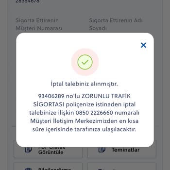 Poliçe İptal Sürecinde Gecikme Ve Belirsizlik