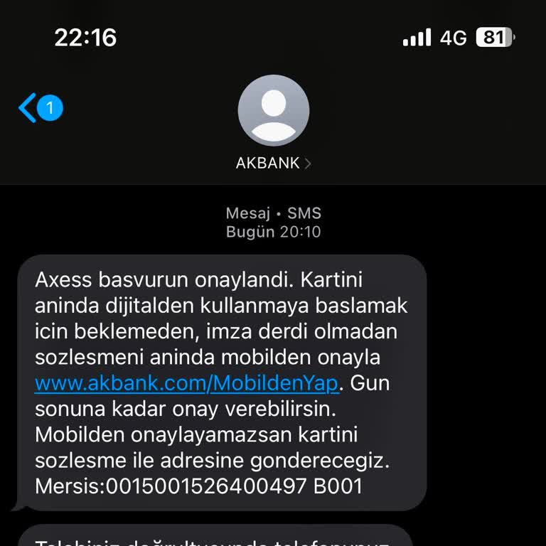 Kredi Kartı Başvurusunda Yaşanan Sorun