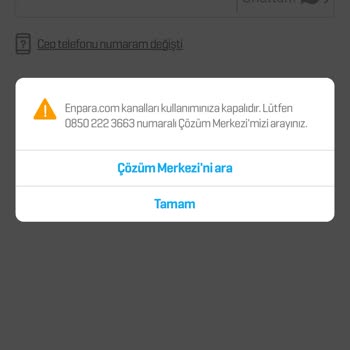 Enpara.com Erişim Sorunu Ve Ekstre Görüntüleme Problemi