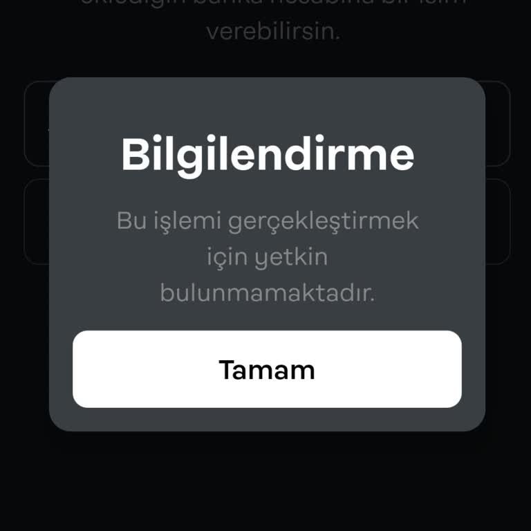 Papara'da Ticari IBAN Oluşturma Sorunu