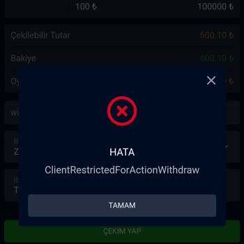 Sezonbahis'te Haksız Çekim Engeli Ve Bonus Sorunu