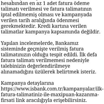 İş Bankası Kampanya Koşullarındaki Hatalar ve Yanıltıcı Bilgilendirme