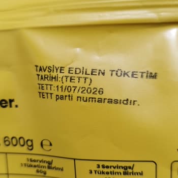 Bahs. Öğün Tozunda Şüpheli Siyah Lekeler