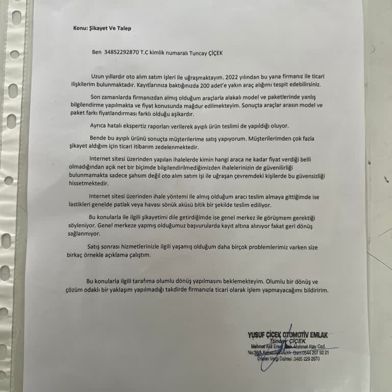Üyelik İptali Sonrası Sessizlik: Otokoç'tan Cevap Bekliyorum