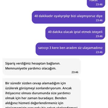 Canlı Destekle İletişim Kuramama Sorunu