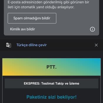 PTT Kargo Adıyla Gelen Sahte Mesajlar