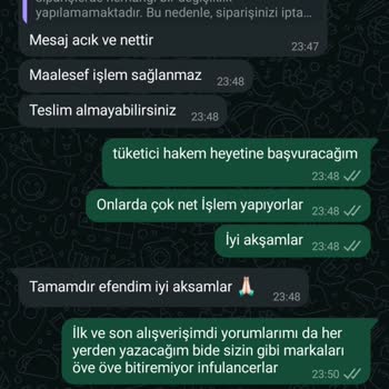 Değişim Talebine Red Ve Suçlama