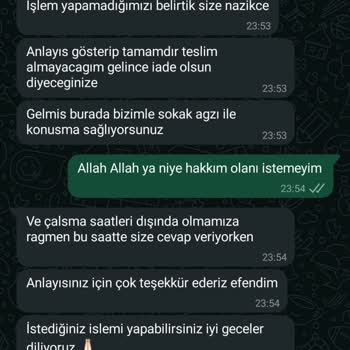 Değişim Talebine Red Ve Suçlama