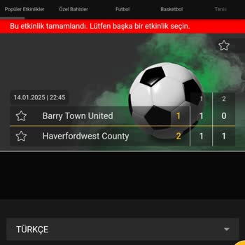 Yanlış Skor Gösterimiyle Bahis Kaybı