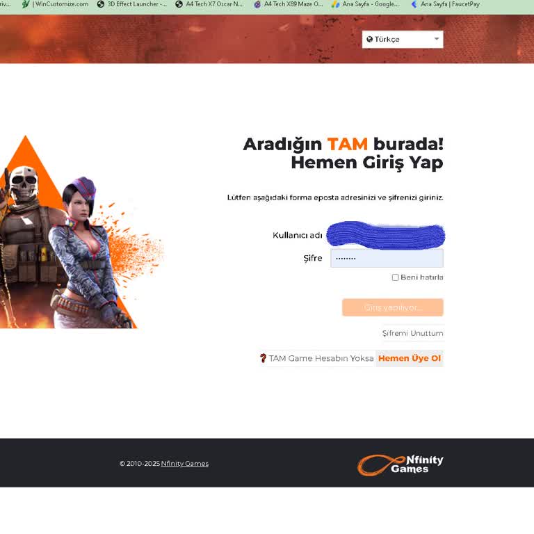 Tamgame.com Hesabıma Giriş Yapılamıyor: 1 Haftadır Çözüm Bekliyorum