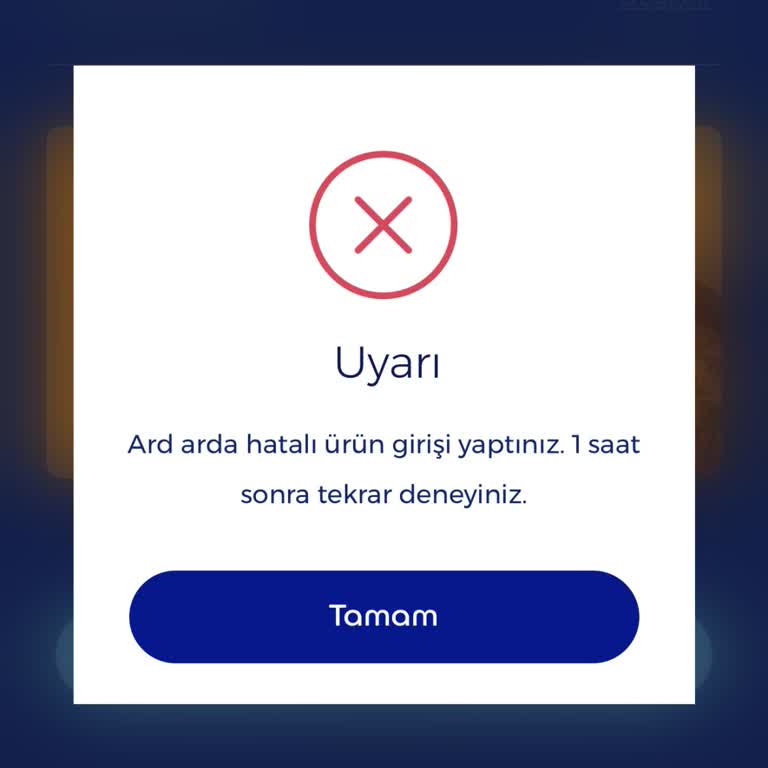 Edenred Kartımda Geçersiz Numara Sorunu
