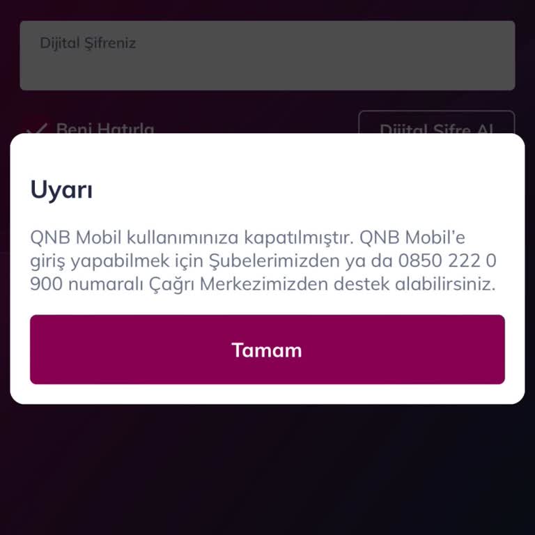 QNB Finansbank Hesabım Nedensiz Kapatıldı Ve Müşteri Hizmetlerine Ulaşamıyorum