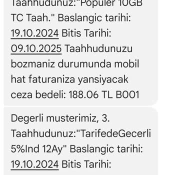 Türk Telekom Cayma Bedeli Mağduriyeti