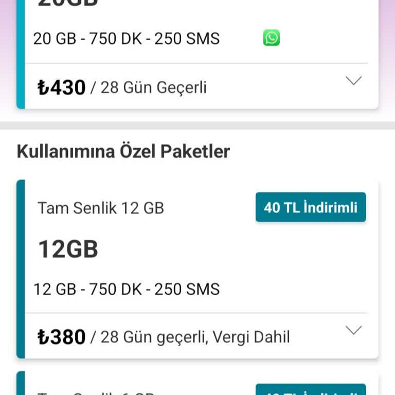 Vodafone'un Paket Fiyatlarında Ani Artış Şoku