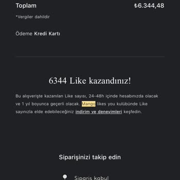 Siparişimin Hazırlanmasını Bekliyorum