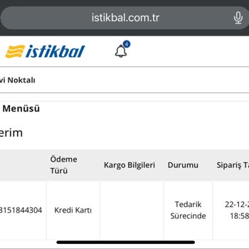 İstikbal Mobilya'nın Teslimat Sözlerini Yerine Getirmemesi
