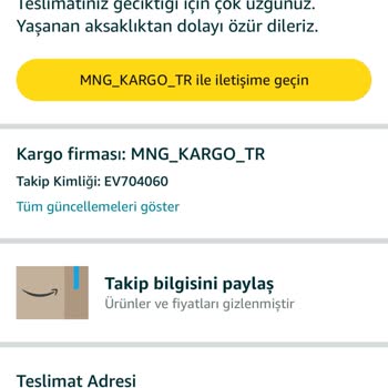 Kayıp Kargo Ve Yanıltıcı Teslimat Bilgisi