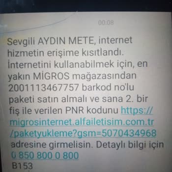 Ödenen Hizmetin Eksik Sunulması: İnternet Paketi Mağduriyeti