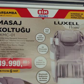 BİM'de İki Kez Mağduriyet: Satın Alınamayan Masaj Koltuğu