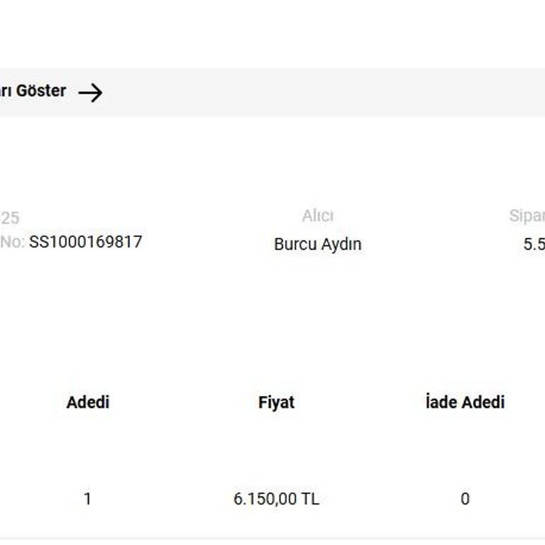 Hediye Paketi Ve Kargo Sorunu