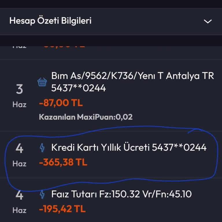 Kart Aidatında Haksızlık Ve İade Talebi