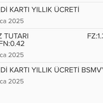 Haksız Kart Aidatı İadesi Talebi